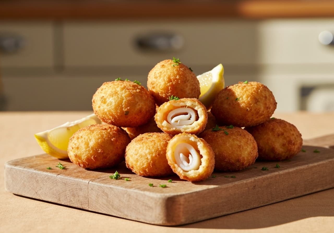 Buñuelos Crujientes de Calamar (Beignets de Calamars)