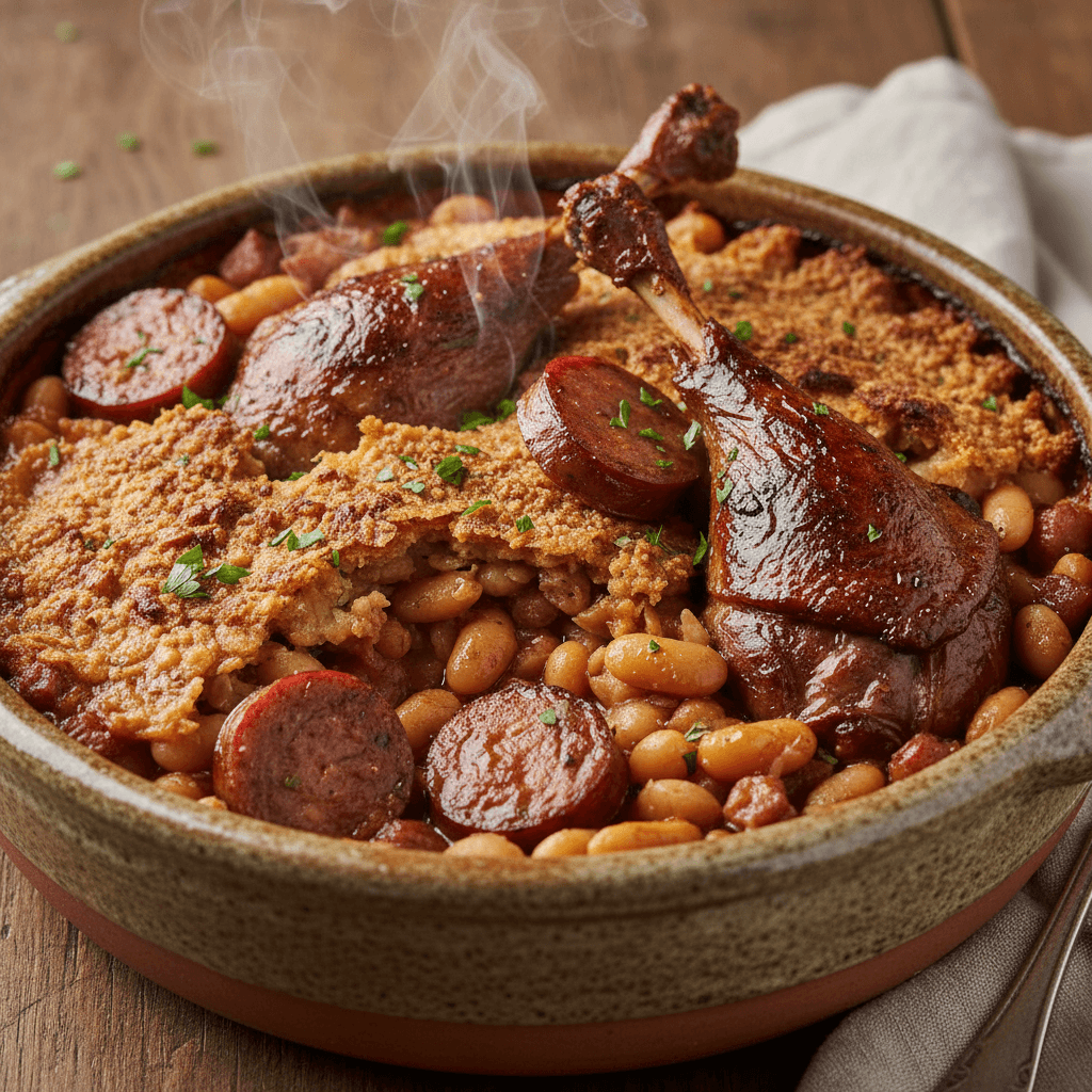 Cassoulet de gibier à plumes