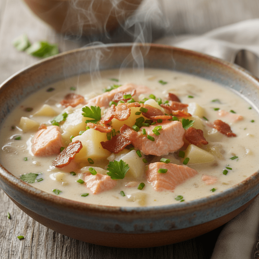 Chowder au poisson fumé
