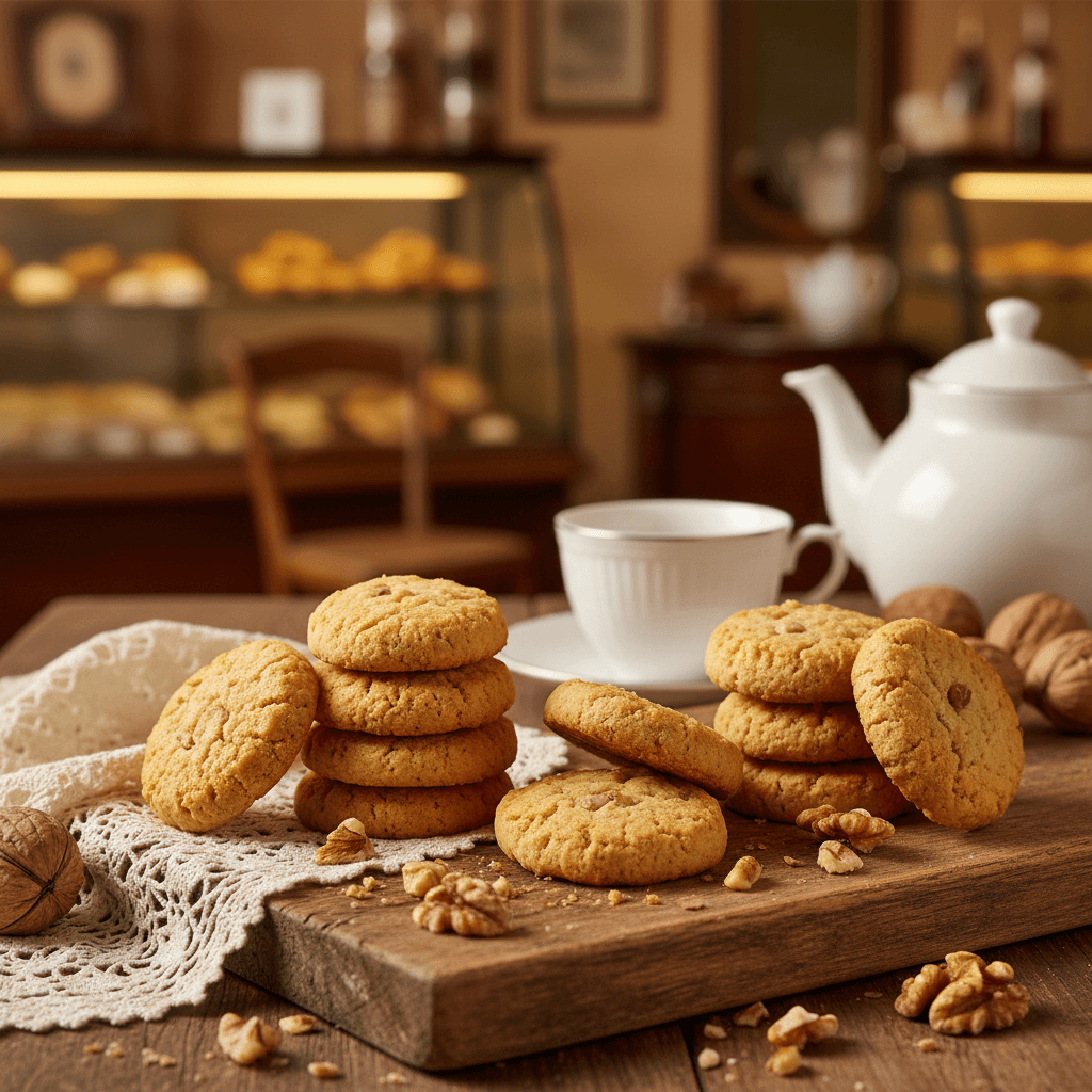 Biscuits français aux noix