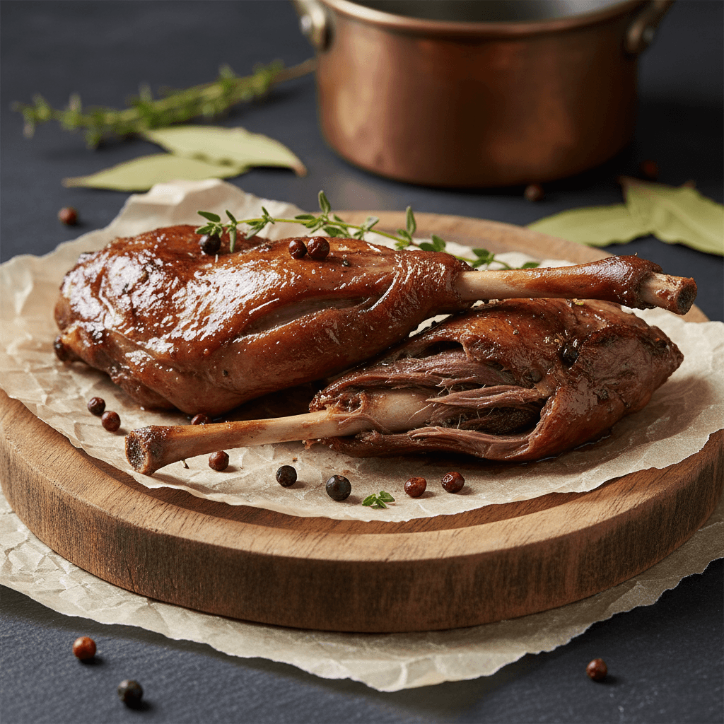 Cuisses de lièvre confites