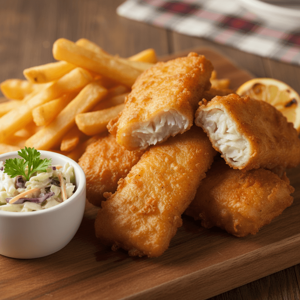 Fish and chips de doré