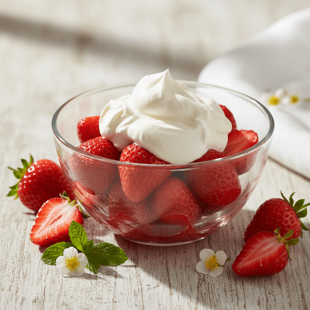Fraises à la Crème