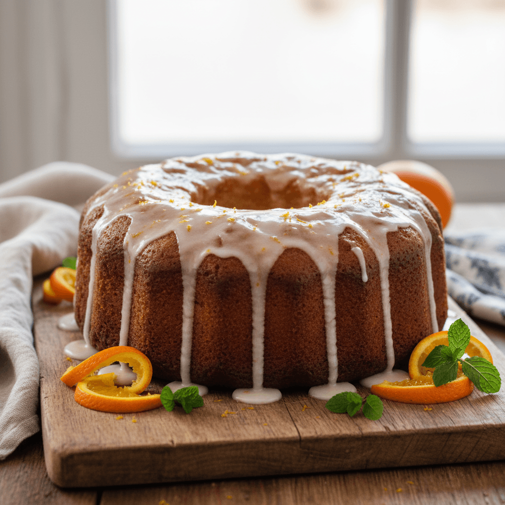 Gâteau à l'orange classique