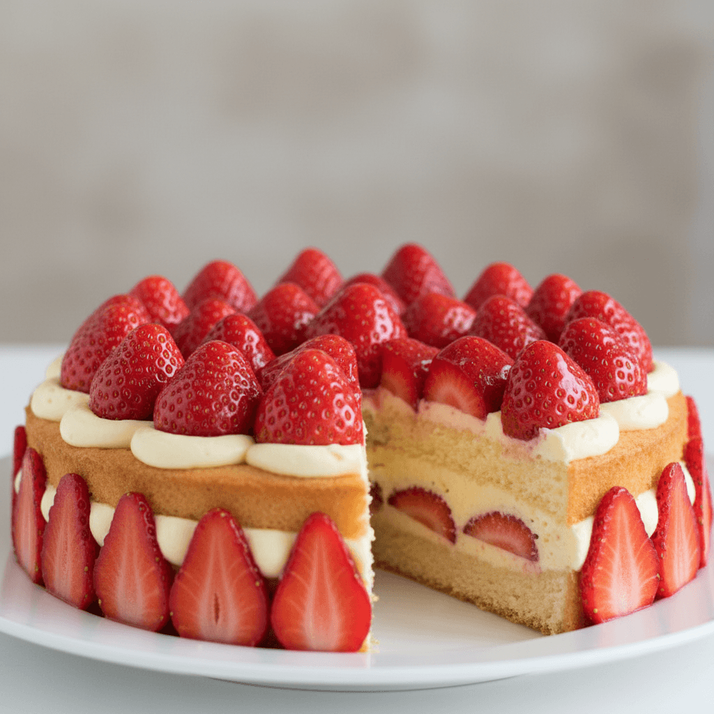 Gâteau aux Fraises