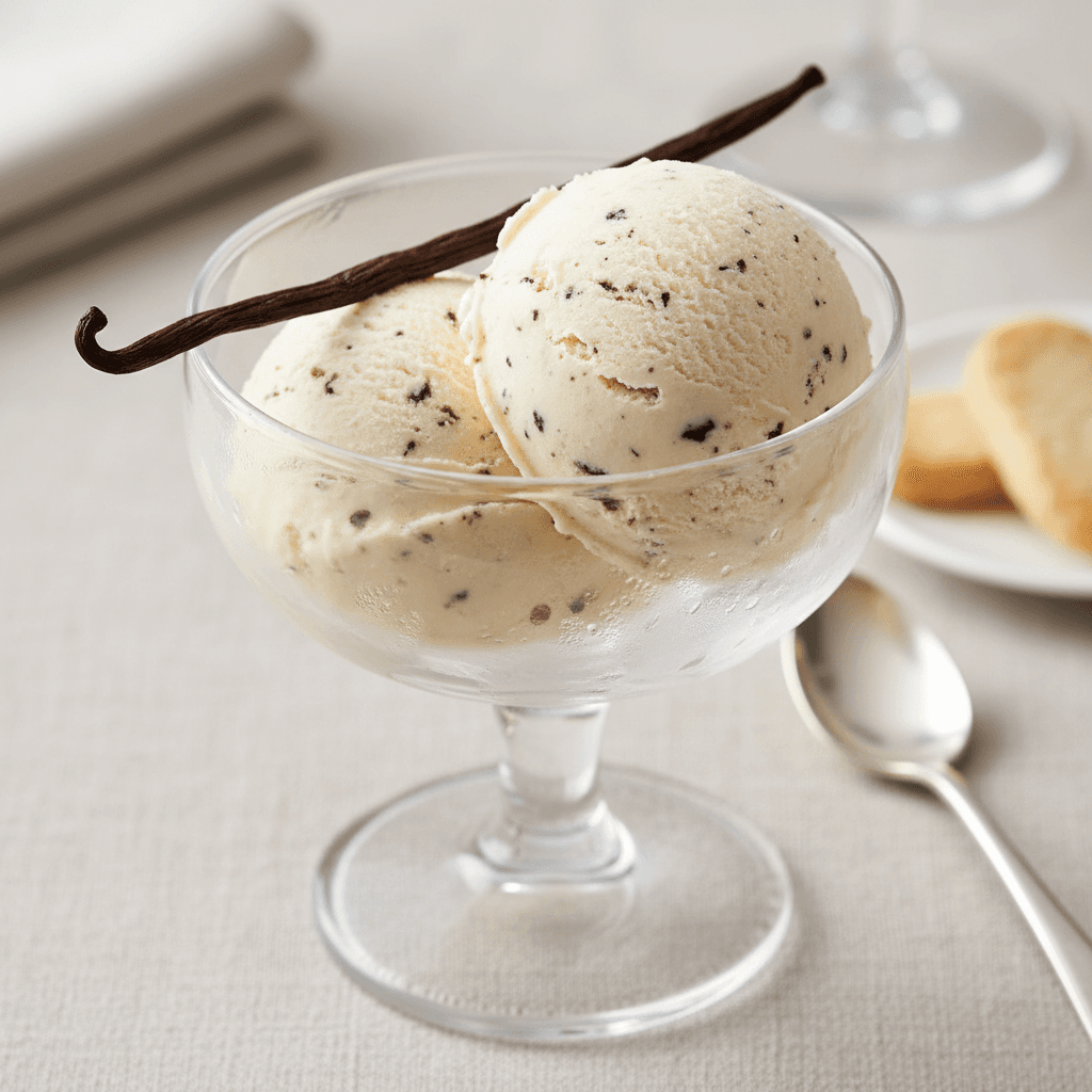 Crème glacée classique à la vanille française