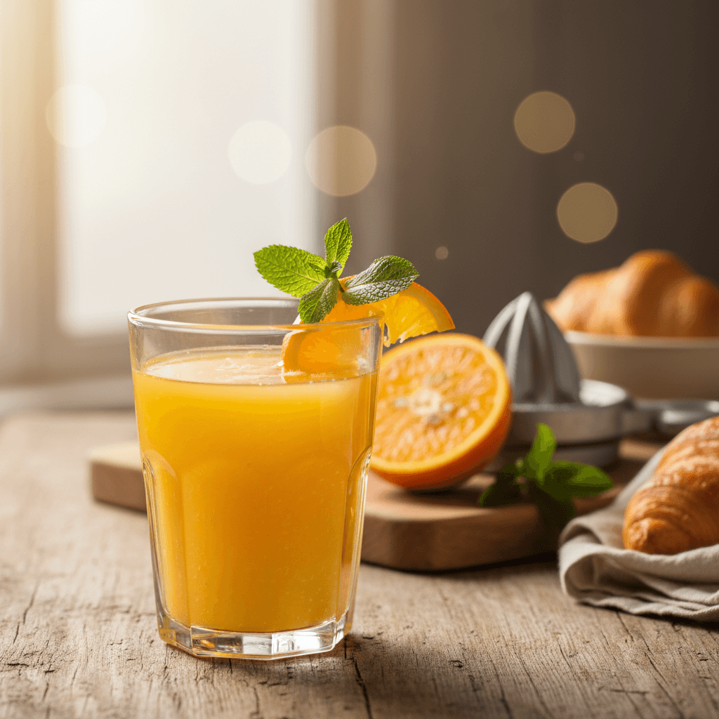 Jus d'orange frais