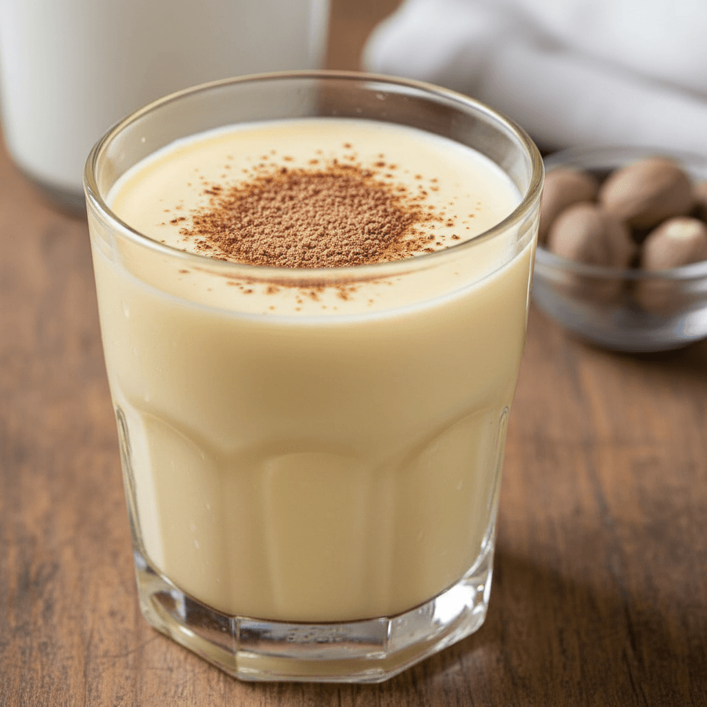 Lait de poule à l'érable