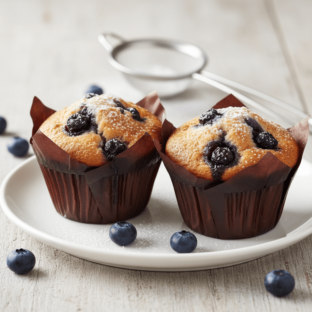 Muffins aux Bleuets à la Française