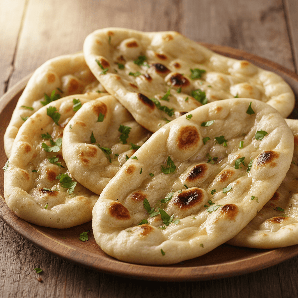 Pain Naan (Galette Indienne)