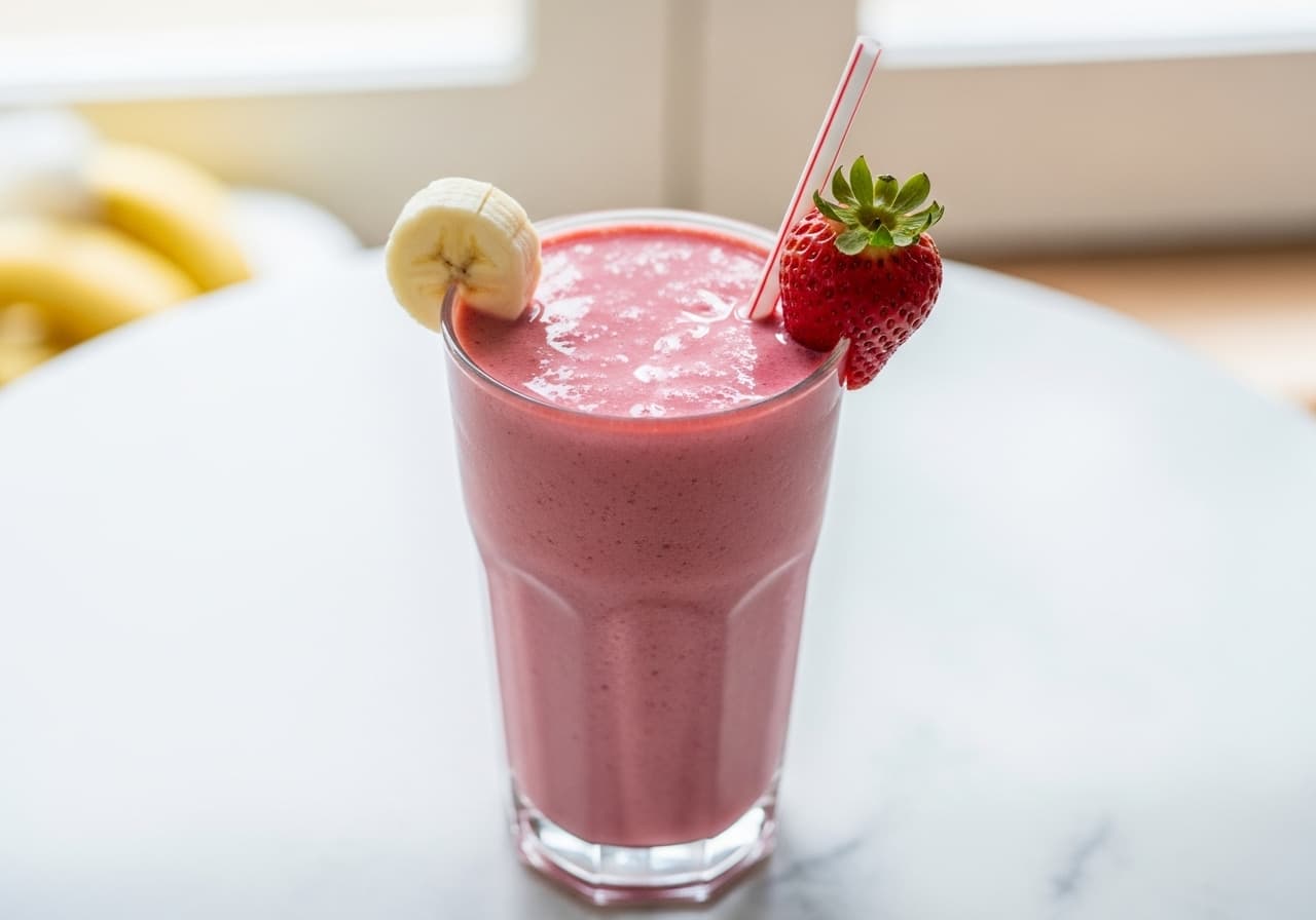 Smoothie Banane-Fraise