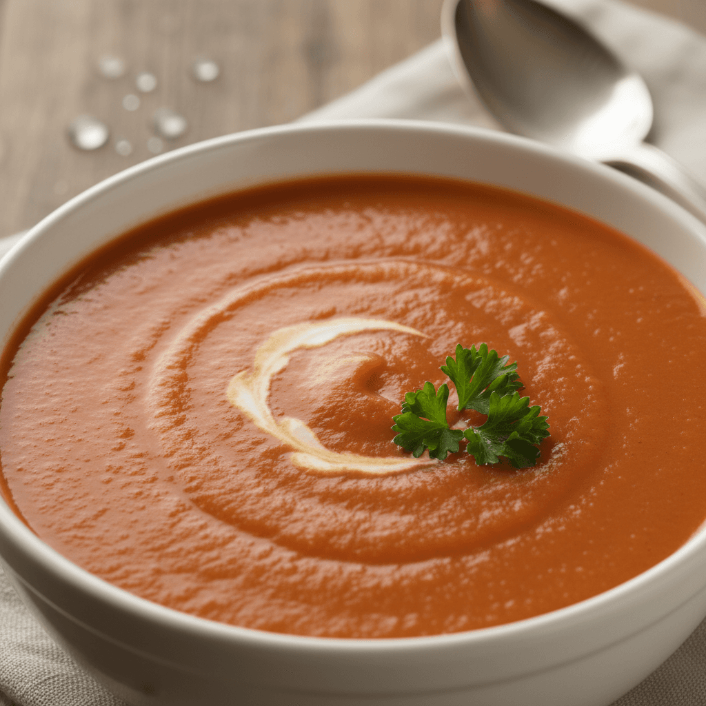Soupe aux tomates maison