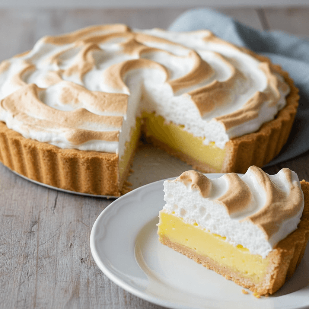 Tarte au citron meringuée