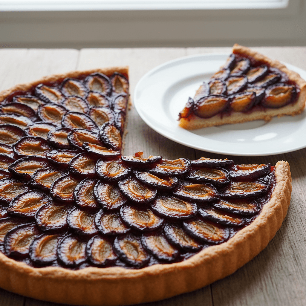 Tarte aux Prunes d'Alsace (Tarte aux Quetsches)