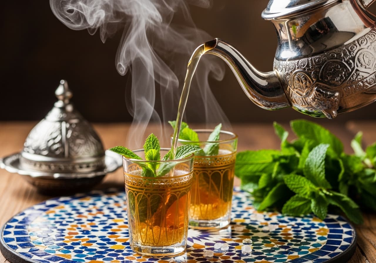 Thé à la menthe marocain (Thé à la menthe)