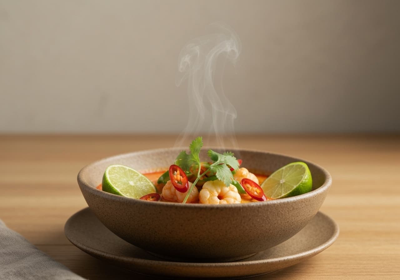 Tom Yum Goong (Soupe épicée aux crevettes)