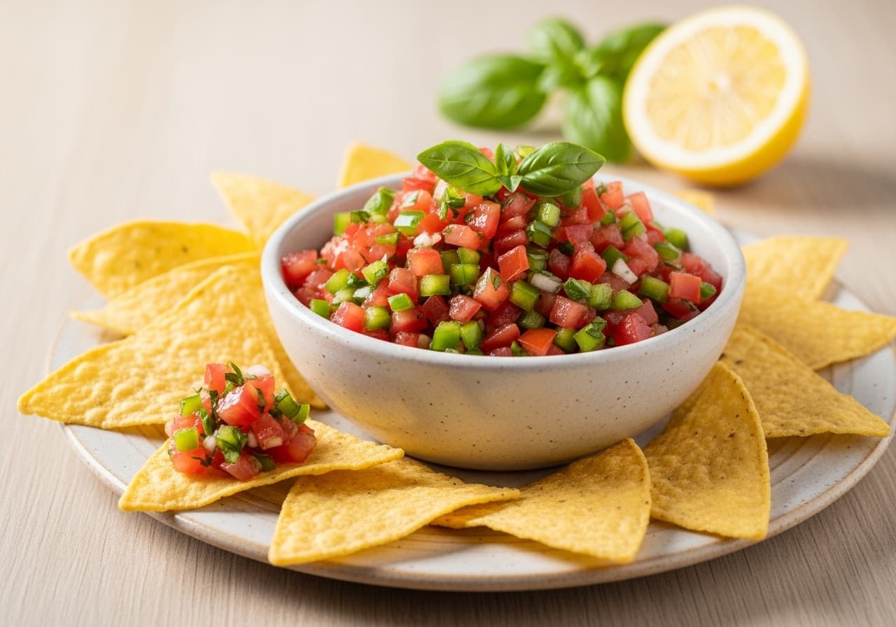 Salsa Française aux Chips de Tortilla