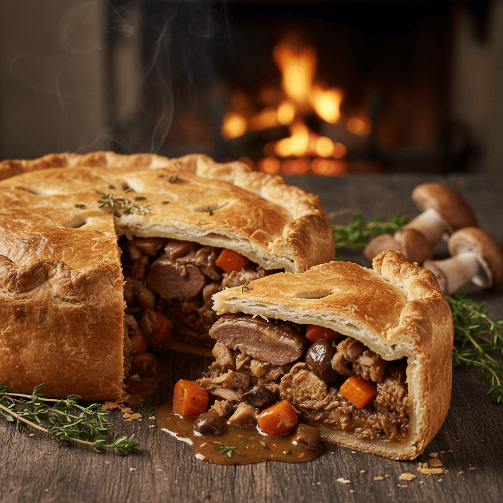 Tourte de gibier à plumes