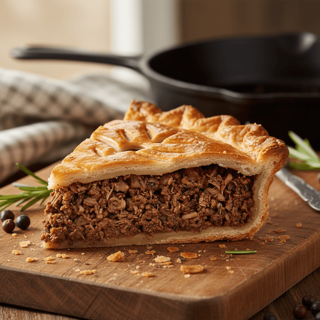 Tourtière au caribou