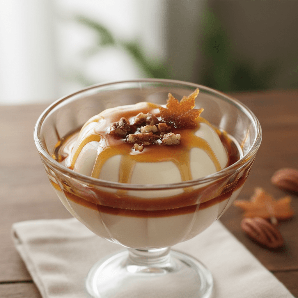 Blanc-manger à l'érable