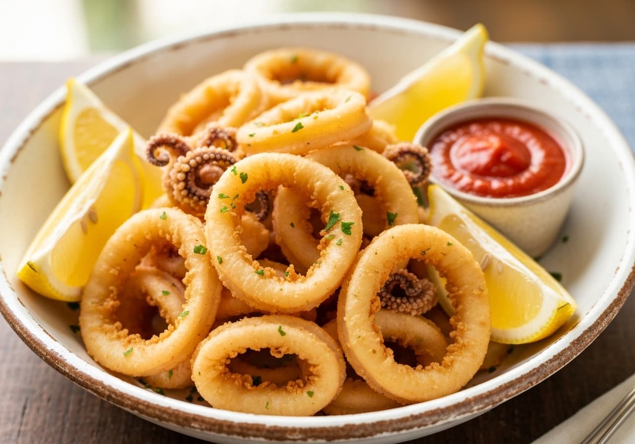 Calamars Frits Croustillants à la Française (Calamars Frits)