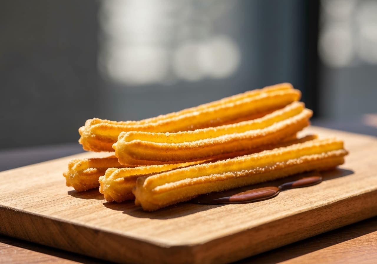 Churros avec Sauce au Chocolat