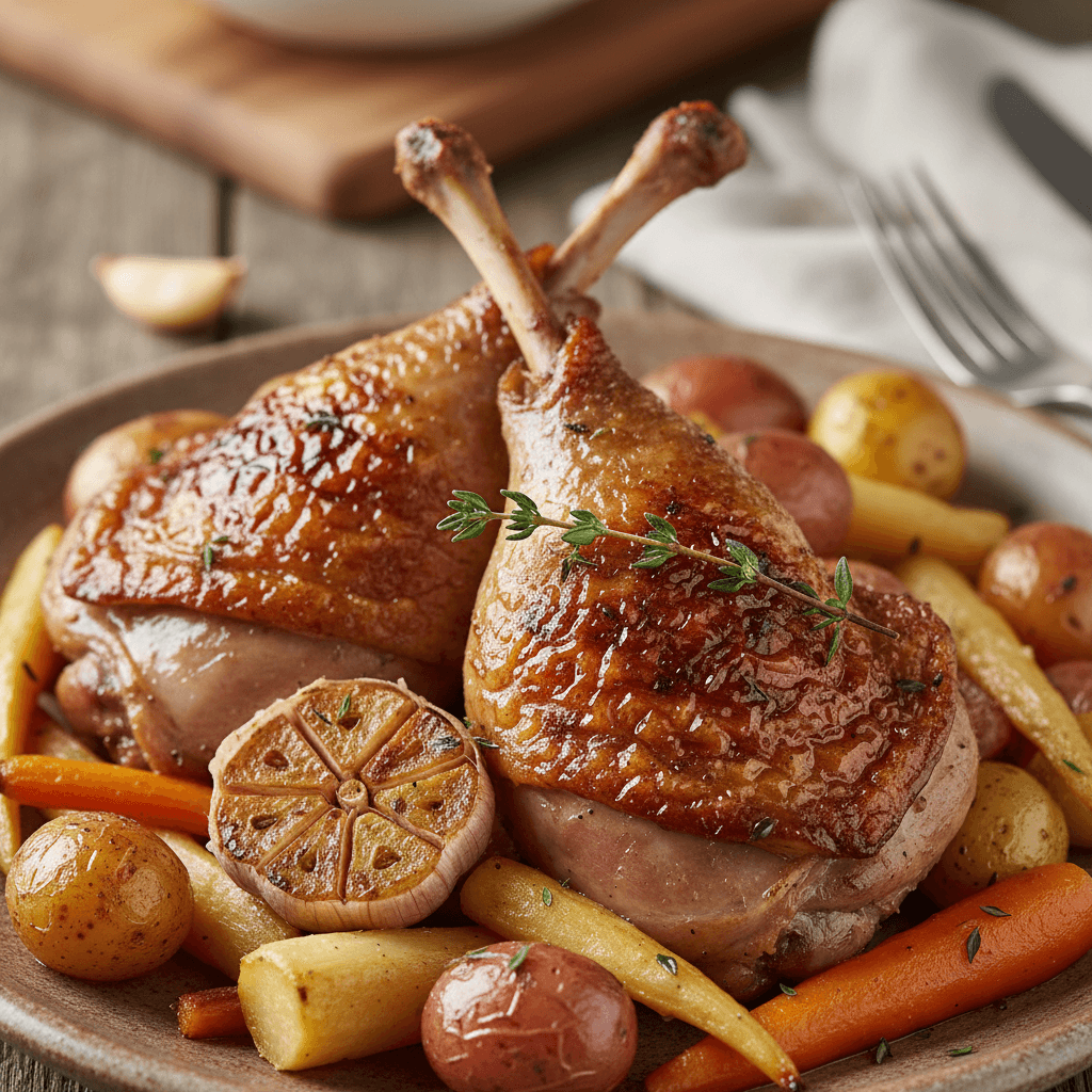 Cuisses de perdrix confites