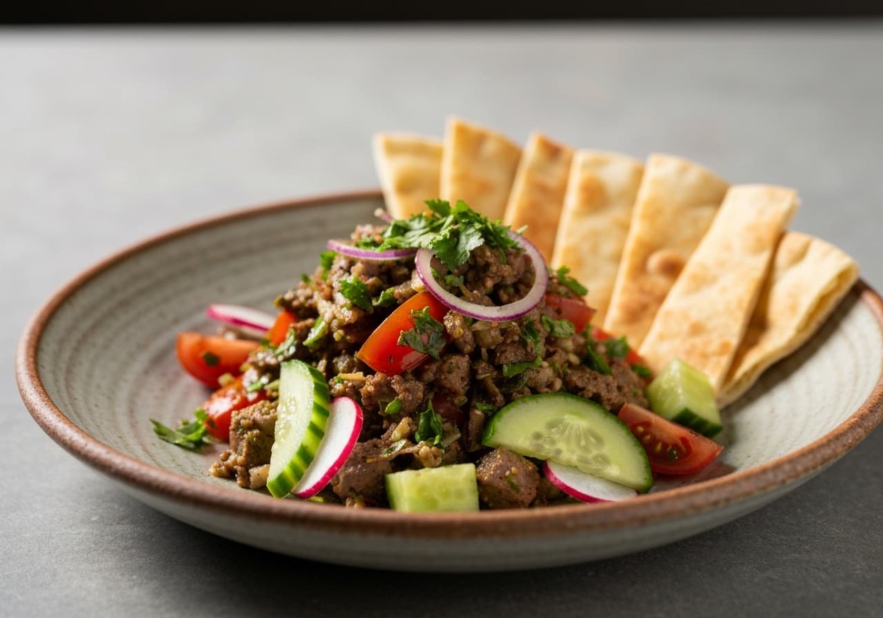 Fattoush (Salade Libanaise au Pain)
