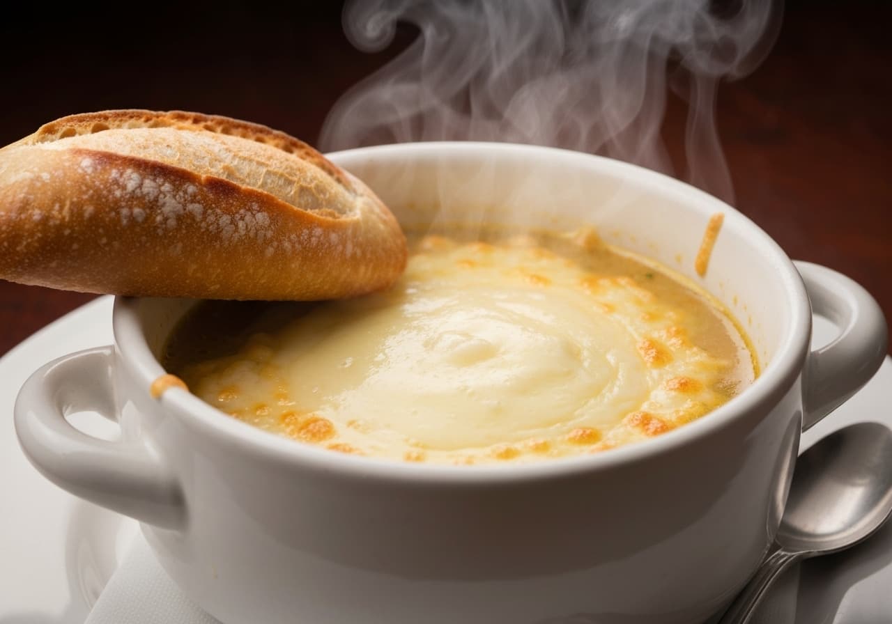 Soupe à l'Oignon Gratinée Classique