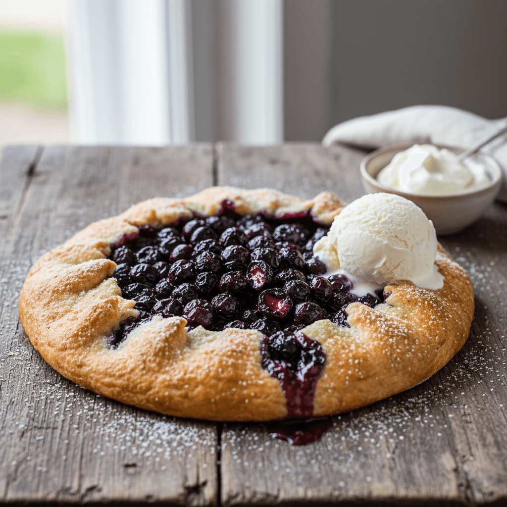 Galette aux bleuets du Lac-Saint-Jean