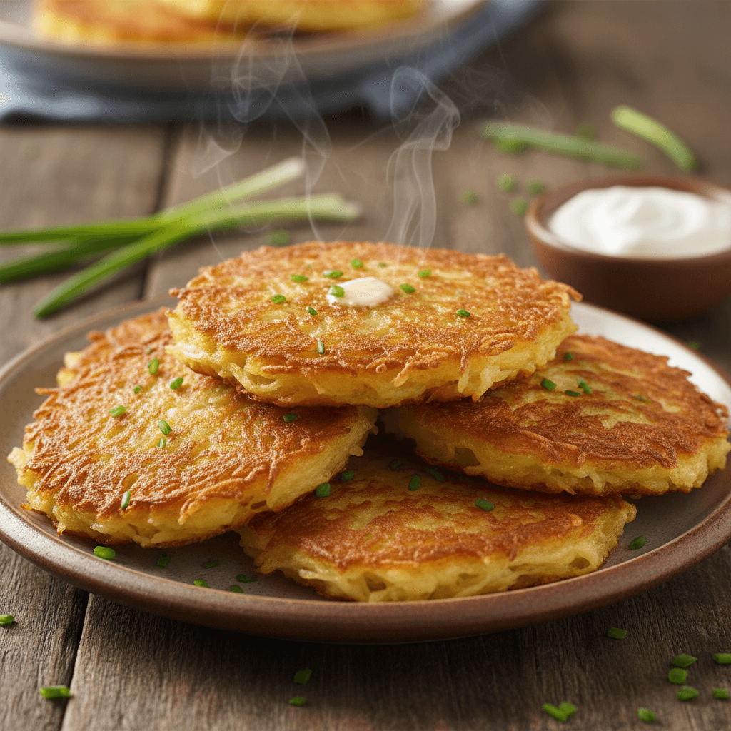 Galettes de pommes de terre (râpées)