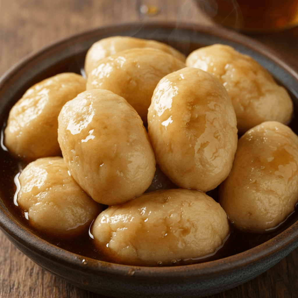 Grandfather's Maple Syrup Dumplings