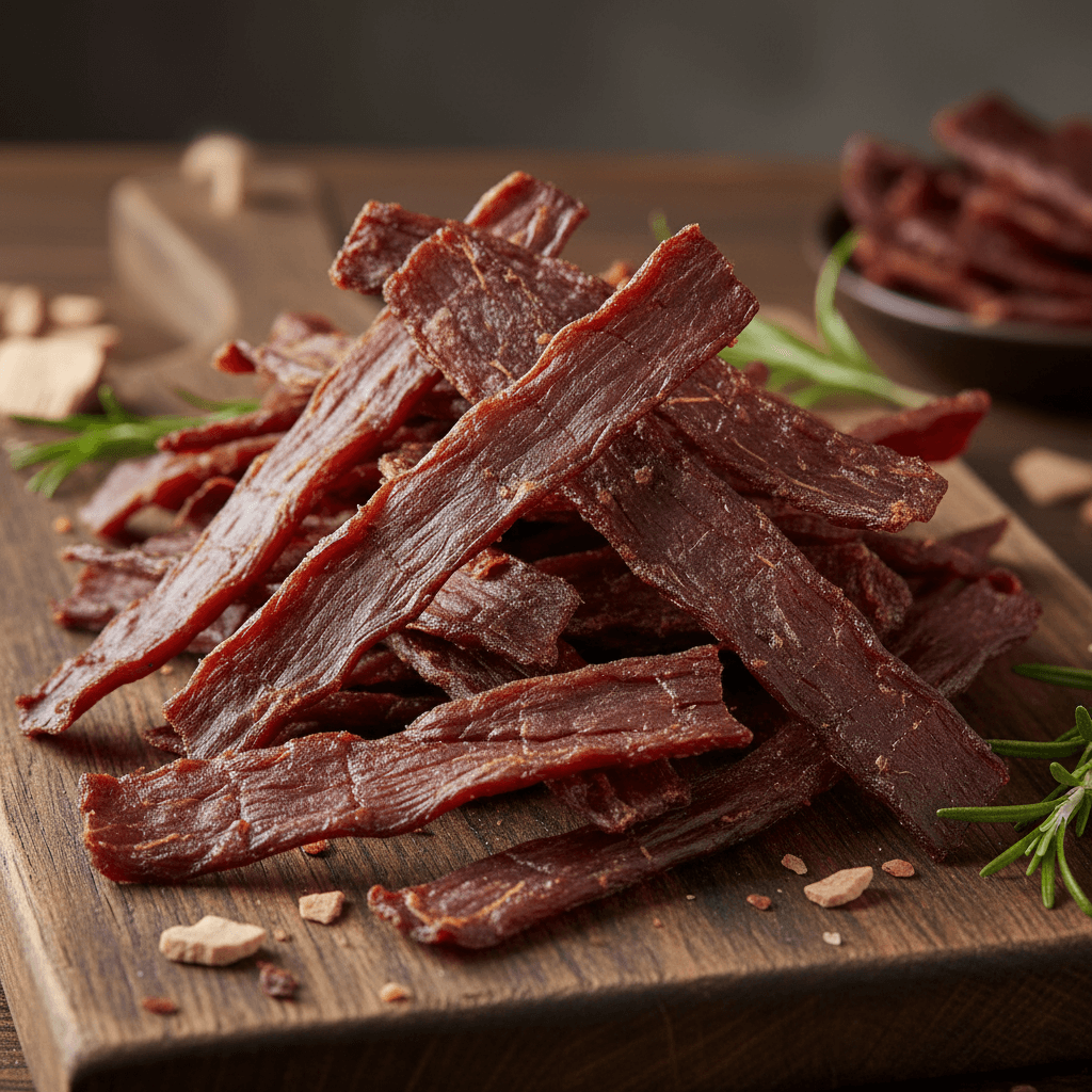 Jerky d'orignal à l'érable