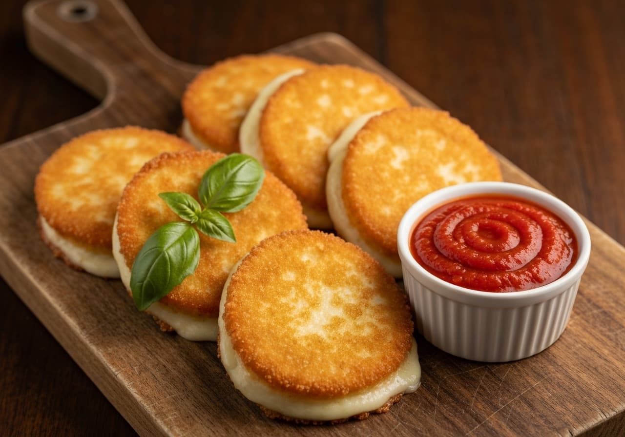 Mozzarella Panée Poêlée