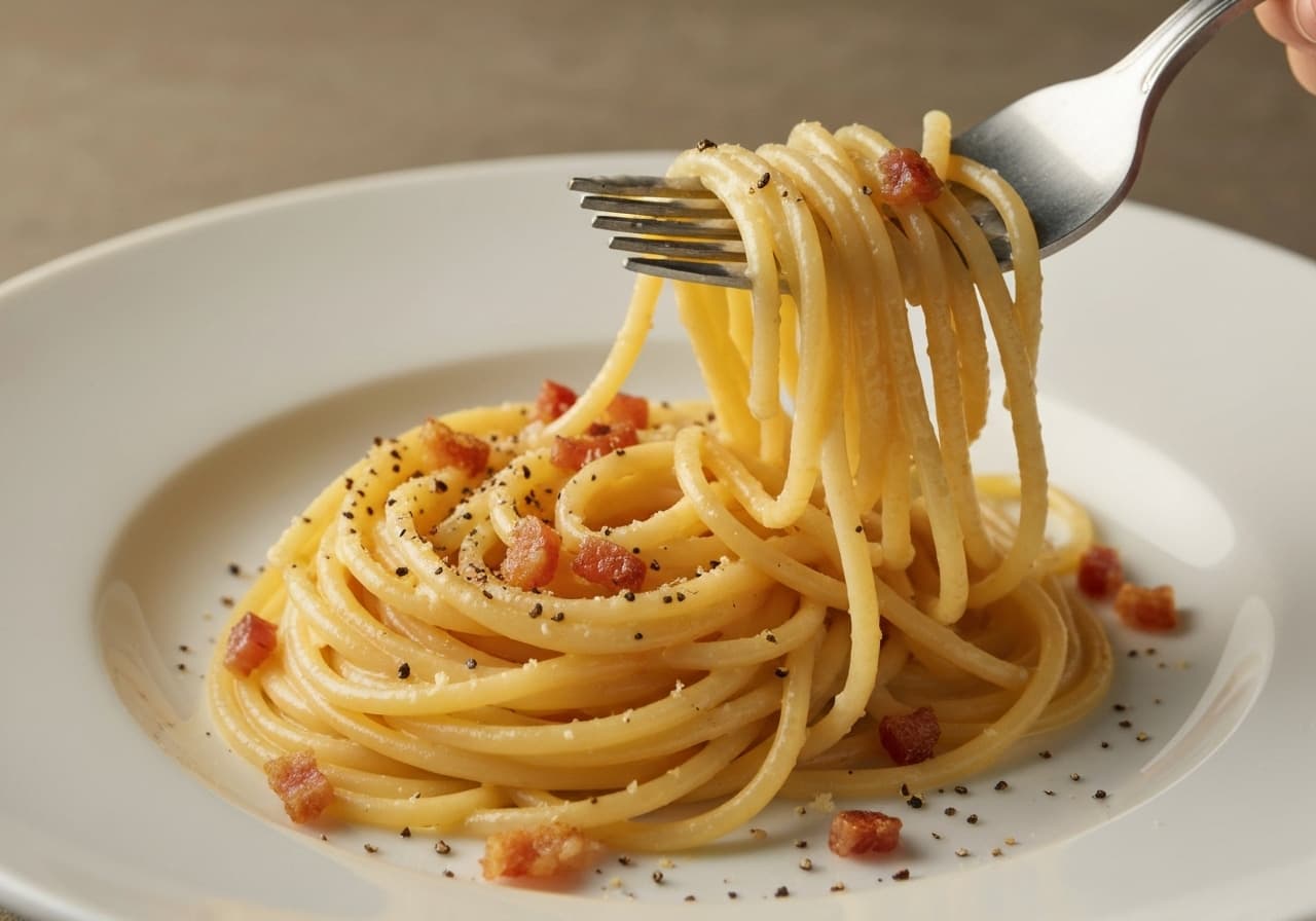 Spaghetti Carbonara Authentiques