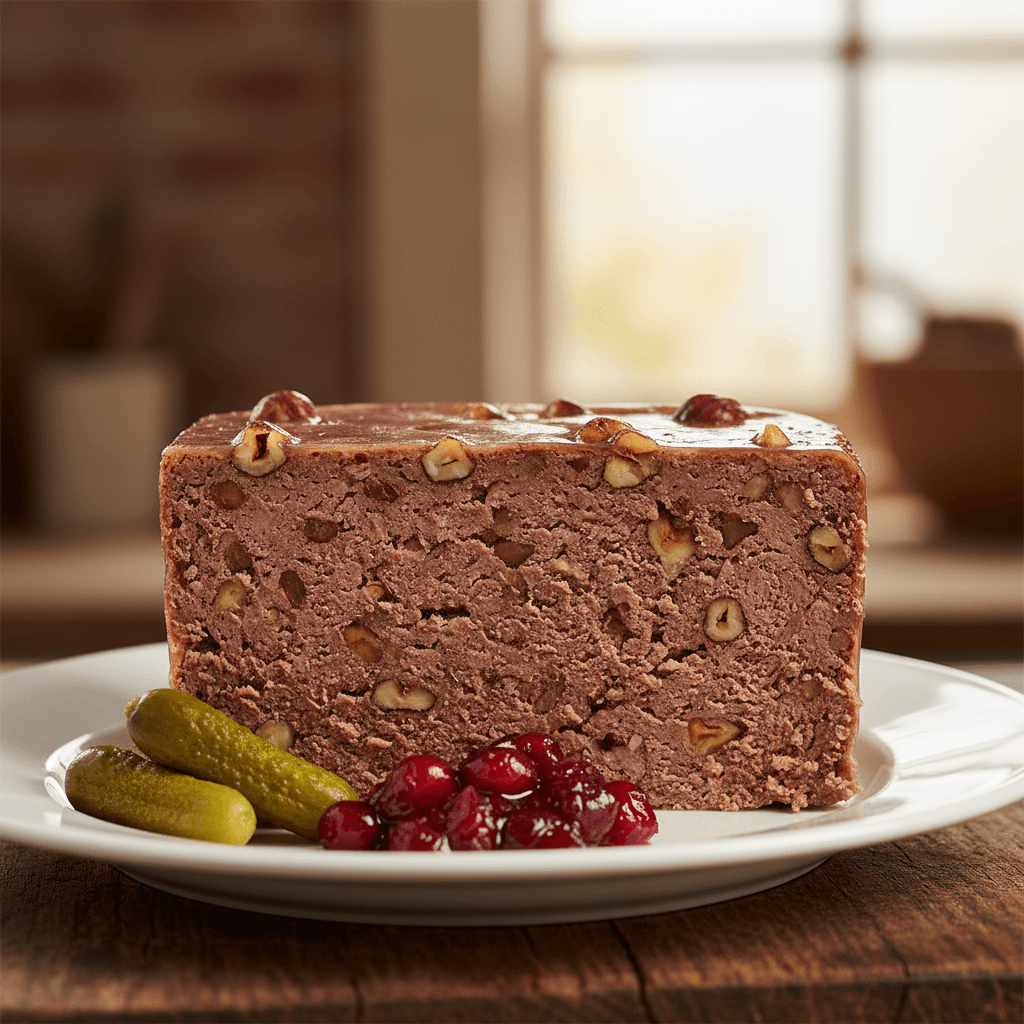 Terrine de chevreuil aux noisettes