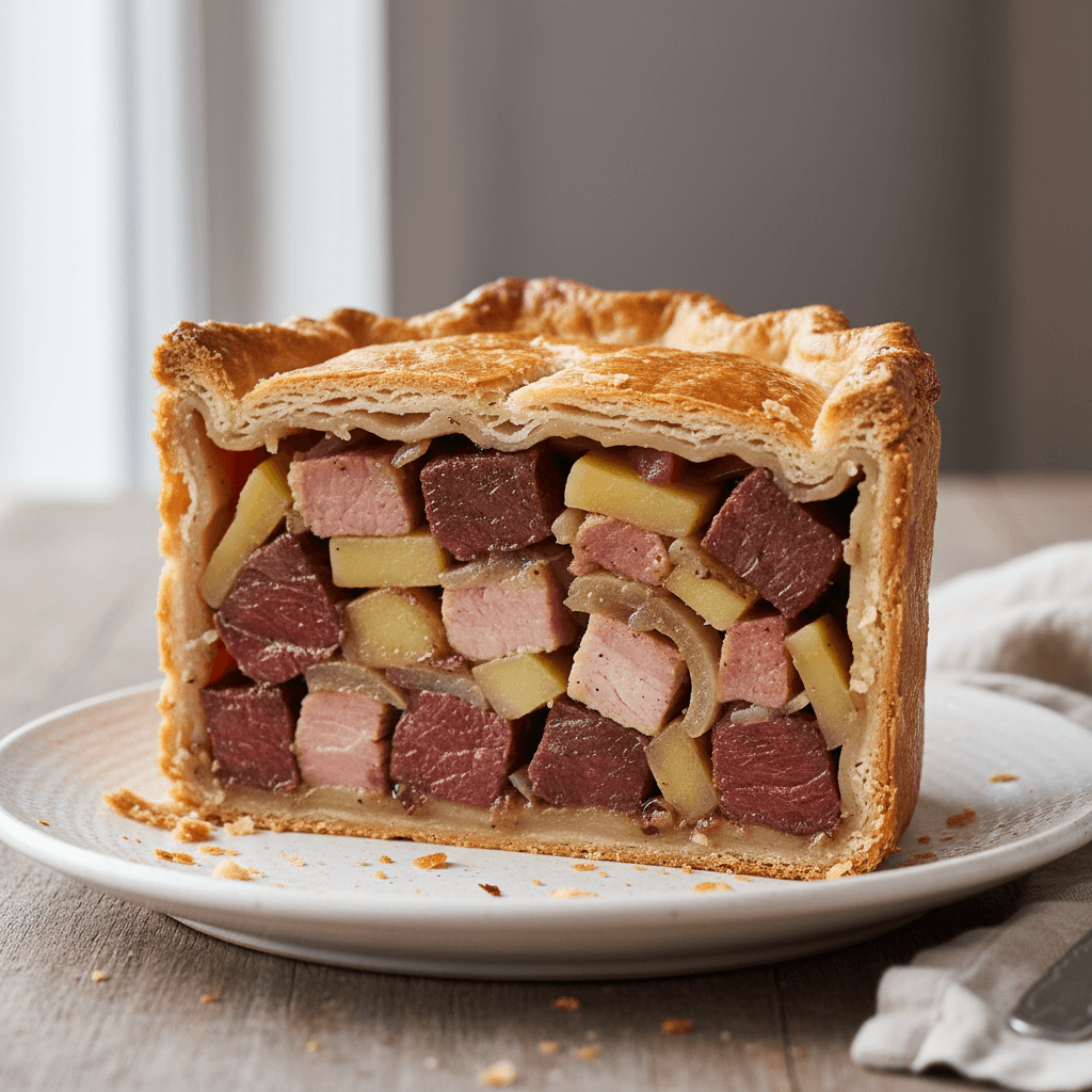 Tourtière du Lac-Saint-Jean au chevreuil